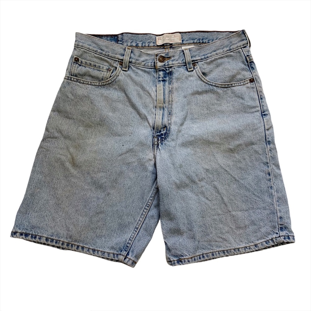 Levi Strauss Signature Vintage Distressed Casual Jean Shorts Size Waist 34
